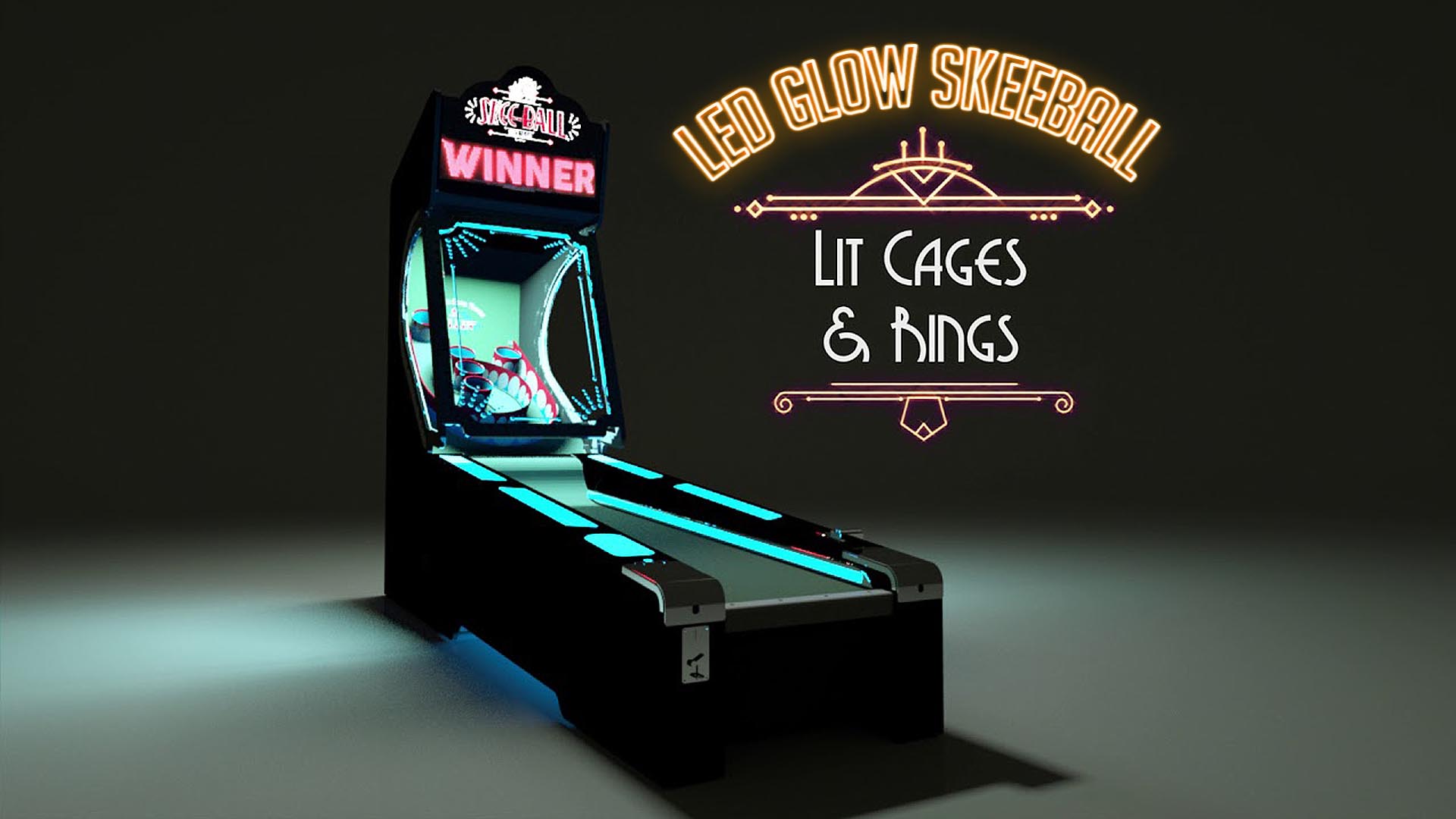 Skeeball Glow (Modern) Alley - Click Image to Close
